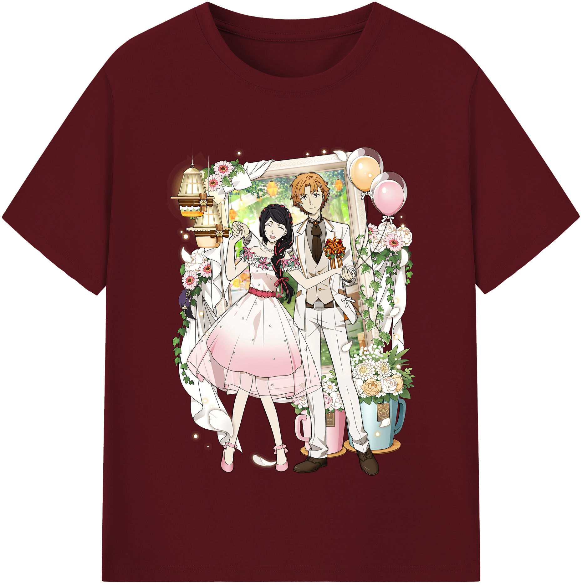 （画像用） 文豪ストレイドッグス Bungo Stray Dogs 綿100％半袖Tシャツ（フロントプリント）